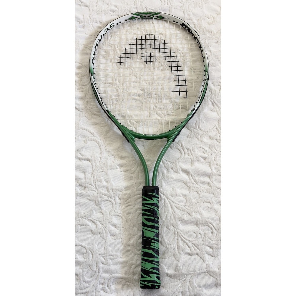 HEAD Crush 25 Junior Tennis Racket 3 7/8‎ Grip Green White READ